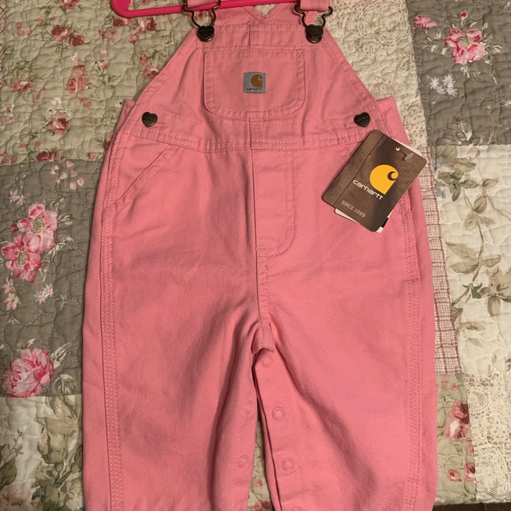 Baby girl Carhartt overalls